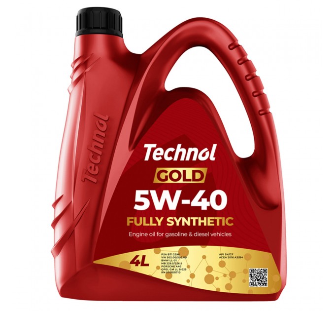 Моторное масло Technol Gold 5W-40 4л, цена: 952 грн.