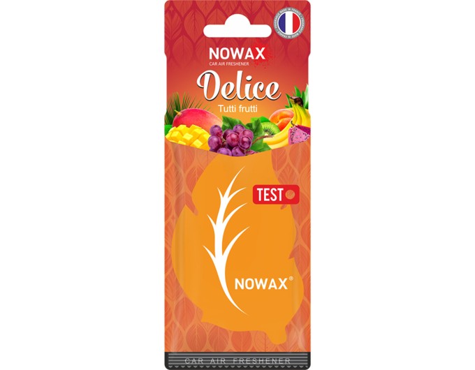 Ароматизатор повітря целюлозний Nowax серія Delice - Tutti Frutti, ціна: 31 грн.