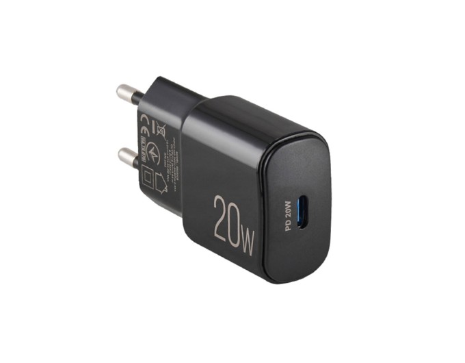 Сетевое зарядное устройство Brevia ePower PD20W USB-C черный, цена: 374 грн.
