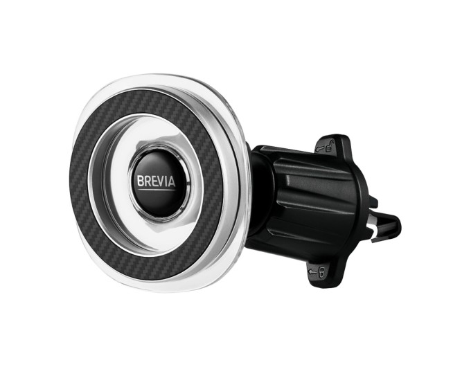 Тримач телефону автомобільний Brevia AirVent Ultra Сrystal MagRING на дефлектор, магнітний Magsafe, ціна: 439 грн.