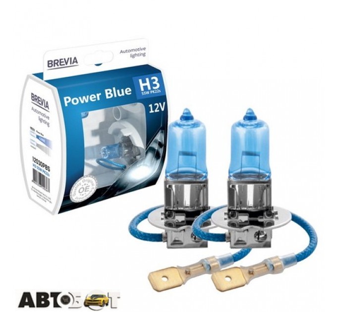  Галогенная лампа BREVIA Power Blue H3 4200K 12030PBS (2 шт.)