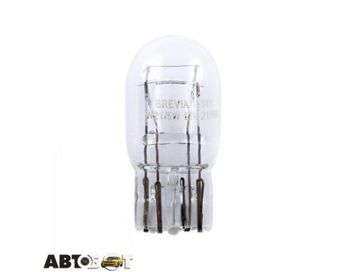 Лампа розжарювання BREVIA W21/5W W3x16q 12V 12311C (1 шт.), ціна: 41 грн.