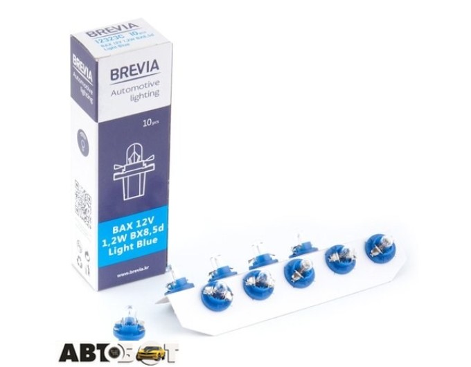 Лампа розжарювання BREVIA Light Blue BAX BX8.5d 12V 1.2W CP 12323C (1 шт.), ціна: 32 грн.