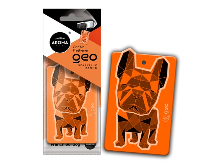 Ароматизатор Aroma Car Cellulose Geo Dog - Orange Sparkling Mango сухой, цена: 57 грн.