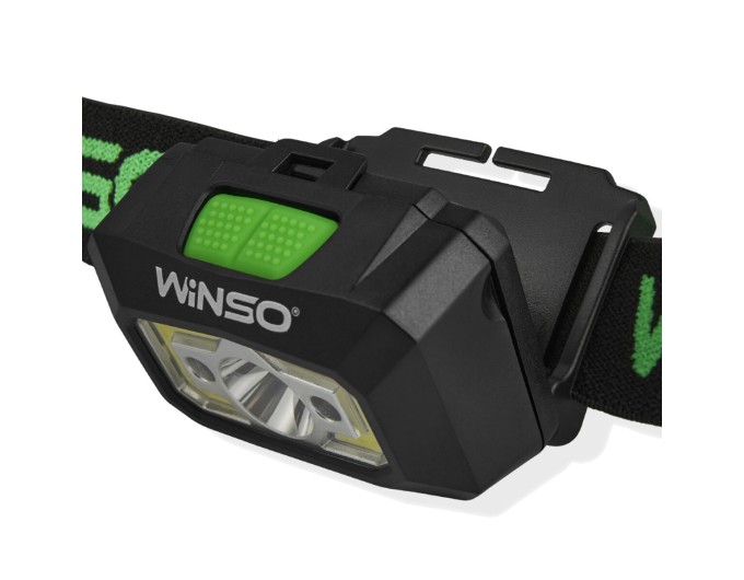 Фонарь налобный Winso 240Lm, 3W XPE+ COB, 1200mAh, с сенсором белый/красный, цена: 537 грн.