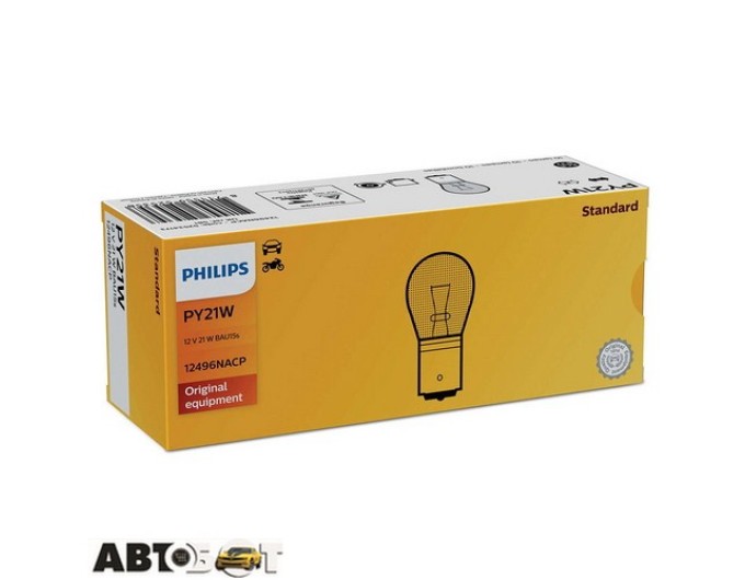 Лампа накаливания Philips Vision PY21W 12V 12496NACP (1 шт.), цена: 57 грн.