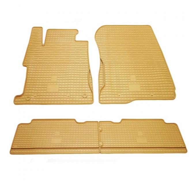 Honda Honda Civic sedan 2006- Комплект из 4-х ковриков Бежевый в салон (Stingray), цена: 2 200 грн.