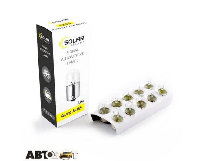 Лампа розжарювання SOLAR R10W 12V 10W 1255 (1 шт.), ціна: 13 грн.