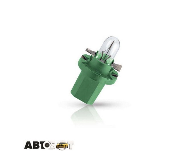 Лампа розжарювання Philips Vision BAX 8.5d/2 Green 12600CP (1 шт.), ціна: 44 грн.