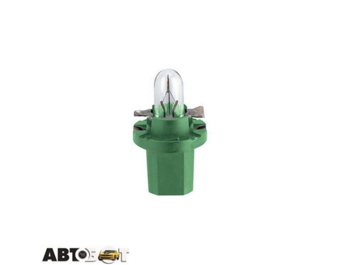 Лампа розжарювання Philips Vision BAX 8.5d/2 Green 12600CP (1 шт.), ціна: 44 грн.