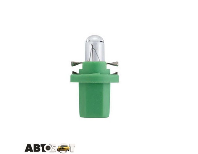 Лампа розжарювання Philips Vision BAX B8.5d Green 12604CP (1 шт.), ціна: 49 грн.