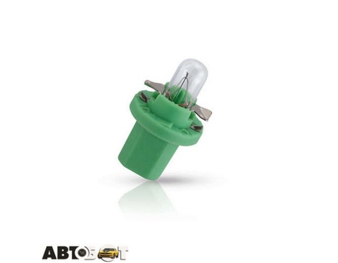 Лампа розжарювання Philips Vision BAX B8.5d Green 12604CP (1 шт.), ціна: 49 грн.