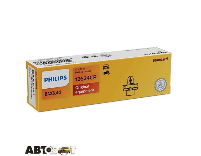 Лампа накаливания Philips Vision BAX B8.4d Orange 12624CP (1 шт.), цена: 42 грн.