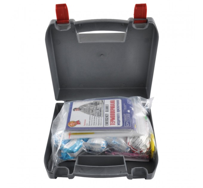 Аптечка типу AMA1 (EURO), сірий кейс, ціна: 498 грн.