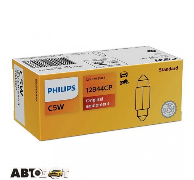 Лампа розжарювання Philips Vision C5W 12V 12844CP (1 шт.), ціна: 21 грн.