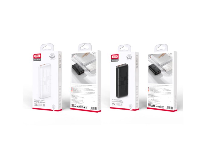 Повербанк (Power Bank) XO PR188 20000mAh 22.5W черный, цена: 1 169 грн.