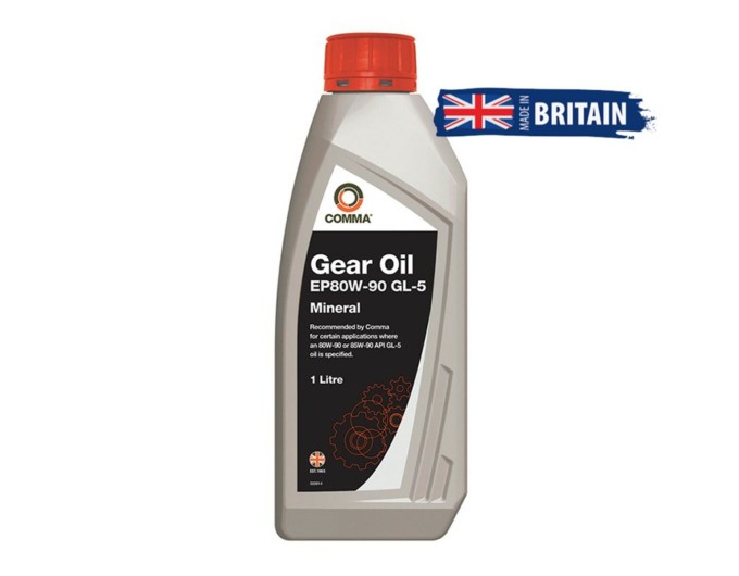 Трансмиссионное масло Comma Gear Oil EP 80W-90 GL 5 1л, цена: 463 грн.
