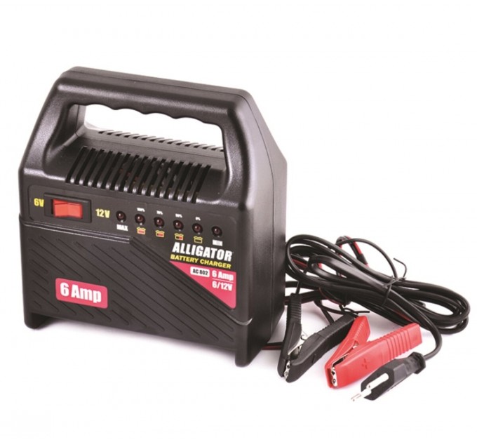 Зарядний пристрій АКБ Alligator 6/12В 80А·год 6А, ціна: 762 грн.