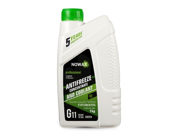 Антифриз Nowax Green G11 зелений концентрат 1кг, ціна: 189 грн.
