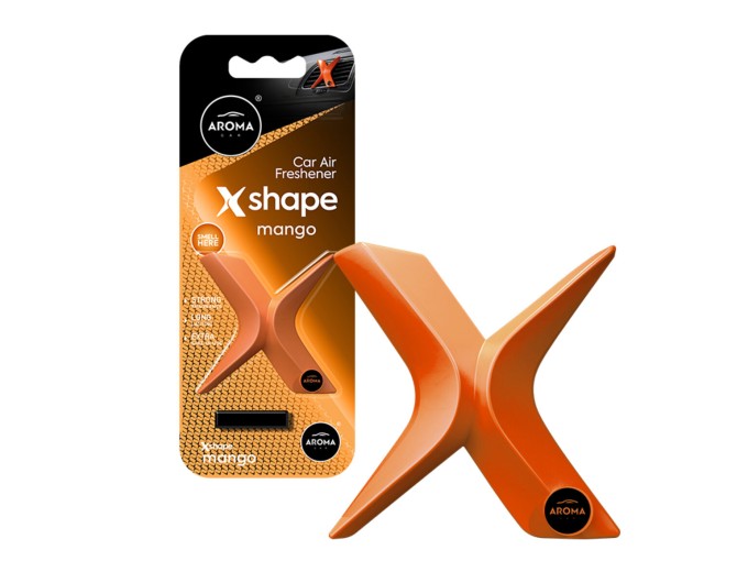 Ароматизатор на дефлектор Aroma Car X Shape 10г - Mango сухой, цена: 129 грн.