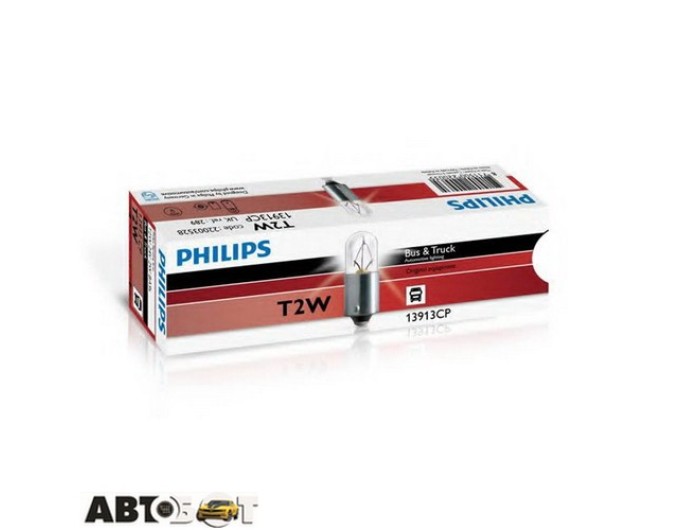 Лампа накаливания Philips Bus&Truck T2W 24V 13913CP (1 шт.), цена: 41 грн.