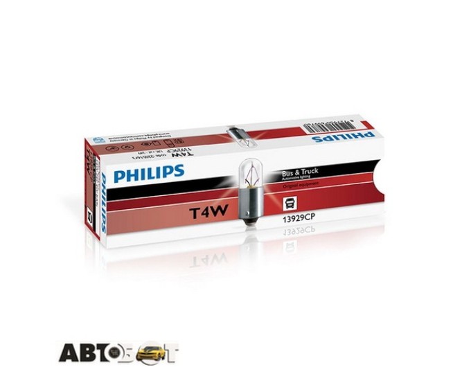 Лампа накаливания Philips Bus&Truck T4W 24V 13929CP (1 шт.), цена: 35 грн.