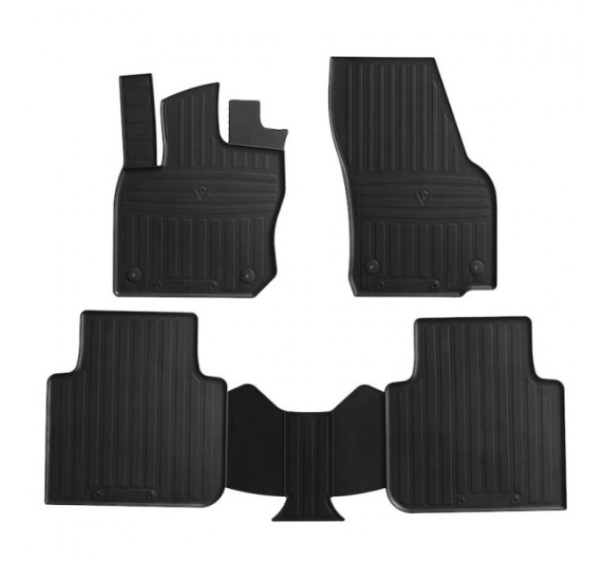 Skoda Kodiaq (2024-...) комплект гумових килимків з 4 штук (Stingray), ціна: 2 060 грн.