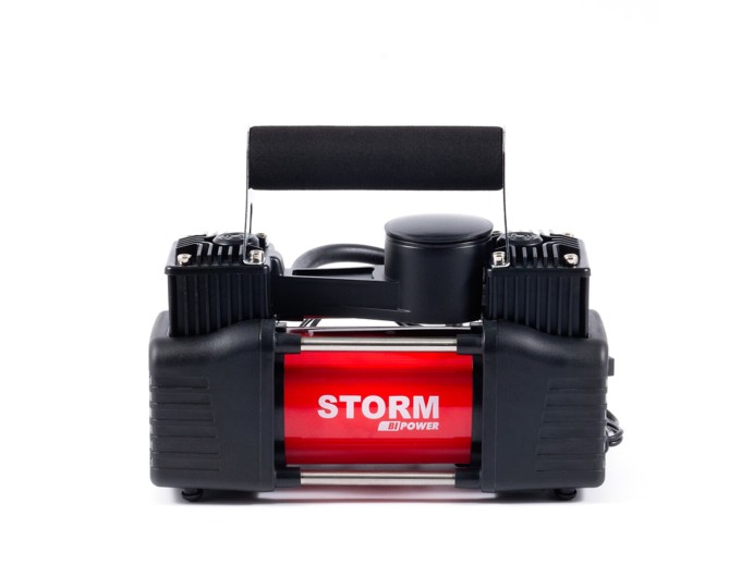 Компресор автомобільний Storm Bi-Power 10Атм 85л/хв 360Вт двоциліндровий, ціна: 1 913 грн.