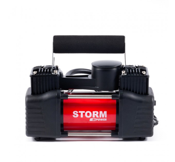 Компресор автомобільний Storm Bi-Power 10Атм 85л/хв 360Вт двоциліндровий, ціна: 1 929 грн.