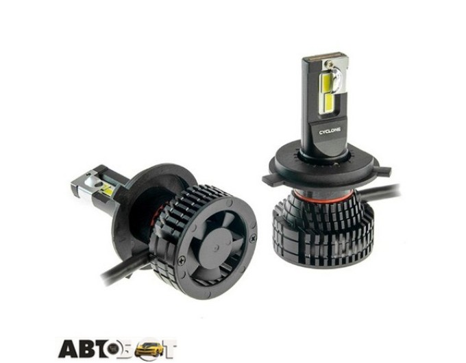 LED лампа CYCLON type 39 H4 H/L 6000K 8000Lm (2 шт.), ціна: 1 122 грн.
