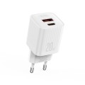 Сетевое зарядное устройство XO L147 PD20W 1USB-A+1USB-C белый, цена: 219 грн.