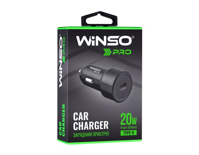 Автомобильное зарядное устройство Winso Pro PD20W USB-C, цена: 171 грн.
