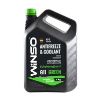 Антифриз Winso Antifreeze & Coolant Green G11 -40°C зелений готовий 5кг