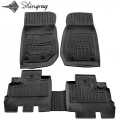 Jeep Wrangler (JK) (5 doors) (2007-2018) комплект 3D ковриков с 5 штук (Stingray), цена: 1 870 грн.