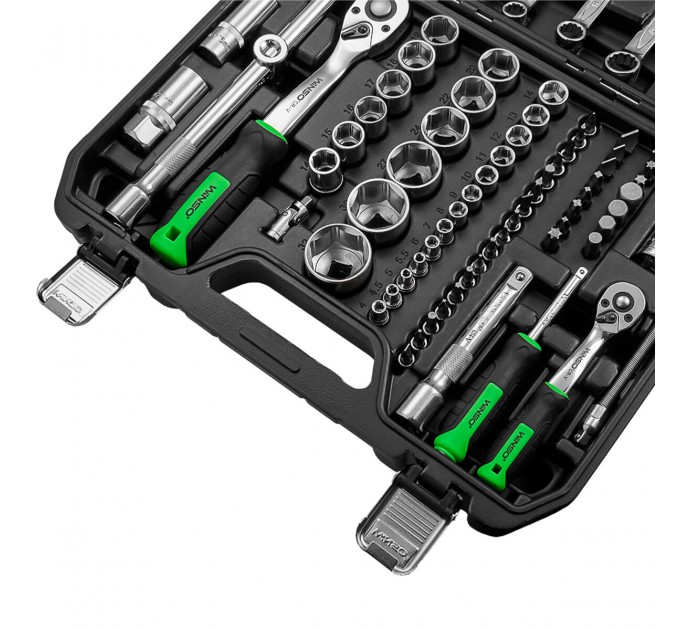 Професійний набір інструментів в кейсі Winso Pro 1/2", 1/4" 72 T, CR-V, 82од., ціна: 3 448 грн.