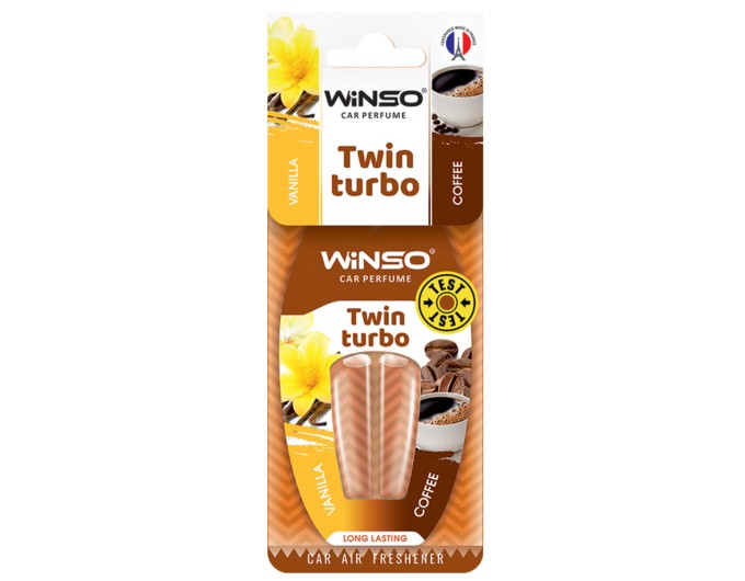 Ароматизатор з подвійною капсулою Winso Twin Turbo - Vanilla & Coffee, ціна: 76 грн.