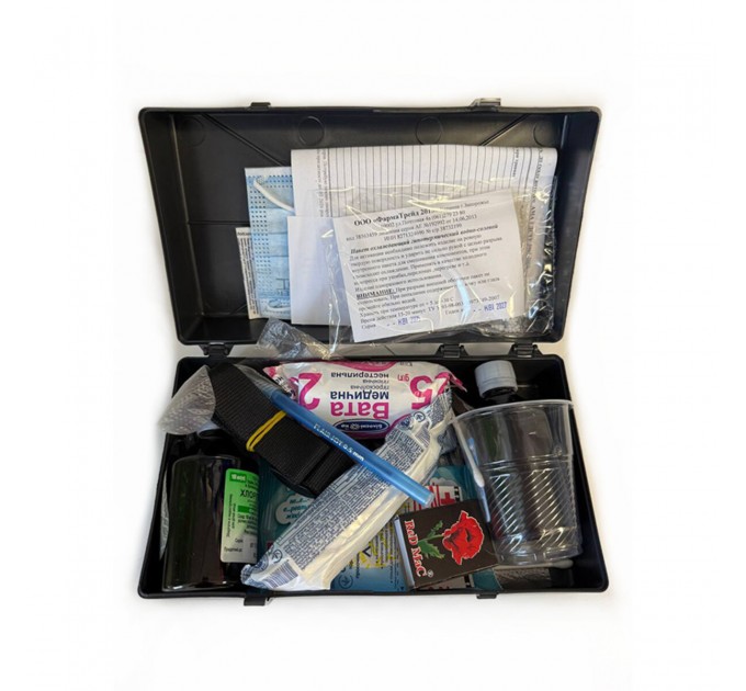 Аптечка універсальна чорна ОТЗ №1, ціна: 485 грн.