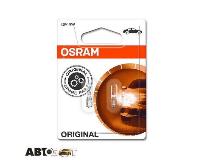 Лампа накаливания Osram 12V 2W 2722-02B (2шт.), цена: 75 грн.