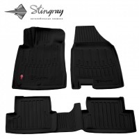 Nissan Qashqai (2007-2014) комплект 3D килимків з 4 штук (Stingray)