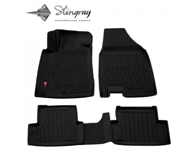 Nissan Qashqai (2007-2014) комплект 3D ковриков с 4 штук (Stingray), цена: 1 870 грн.