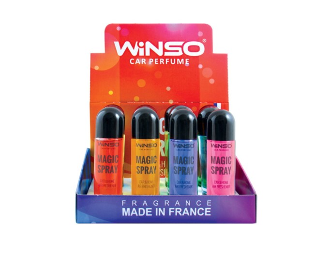 Ароматизатор Winso Magic Spray MIX №1, 30мл, 12шт набор, цена: 1 536 грн.
