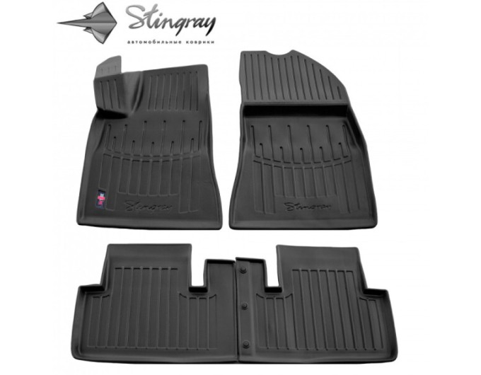 Tesla Model 3 (2017-...) комплект 3D ковриков с 4 штук (Stingray), цена: 1 870 грн.