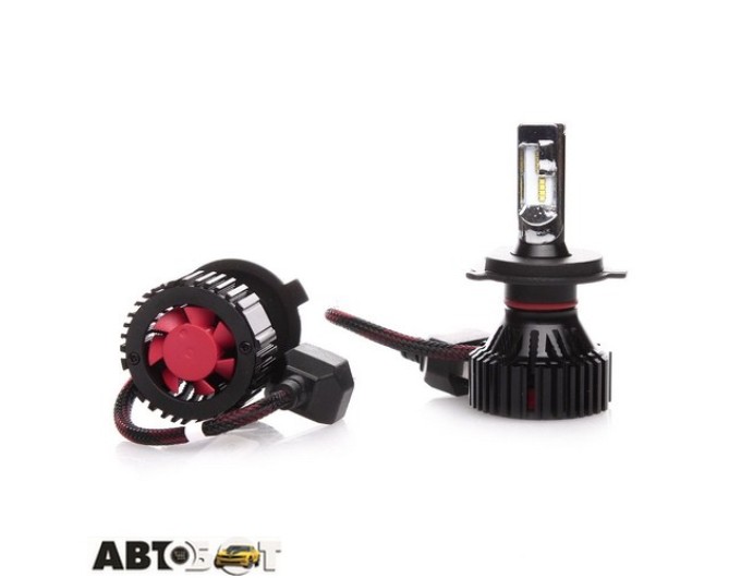 LED лампа SOLAR H4 6000K 8000Lm 12/24V 8304 (2 шт.), ціна: 1 652 грн.