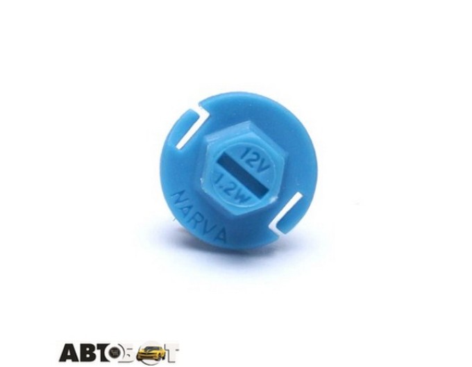 Лампа накаливания Narva Bax 8.4d light blue 12V 1.2W 17027CP (1 шт.), цена: 32 грн.