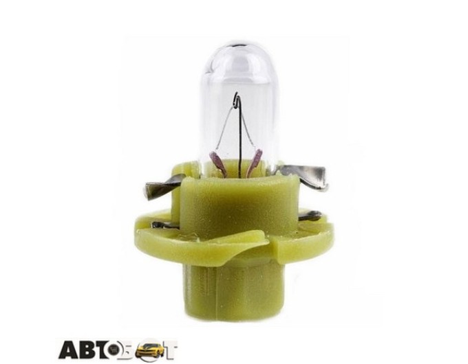 Лампа накаливания Narva Bax 8.4d olive green 12V 1.3W 17047CP (1 шт.), цена: 28 грн.