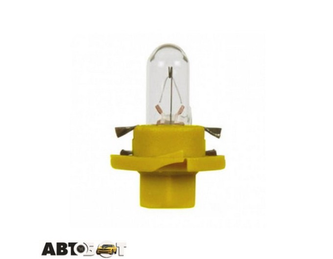 Лампа розжарювання Narva Bax 8.5d yellow 12V 1.5W 17050CP (1 шт.), ціна: 30 грн.