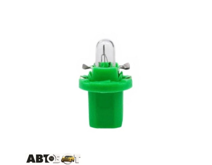 Лампа розжарювання Narva Bax 8.5d yellow-green 12V 2W 17057CP (1 шт.), ціна: 28 грн.