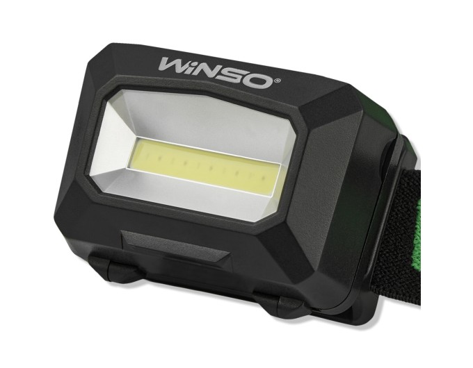 Ліхтар налобний Winso 100Lm, 3W COB, 3xAAA, білий/червоний, ціна: 211 грн.