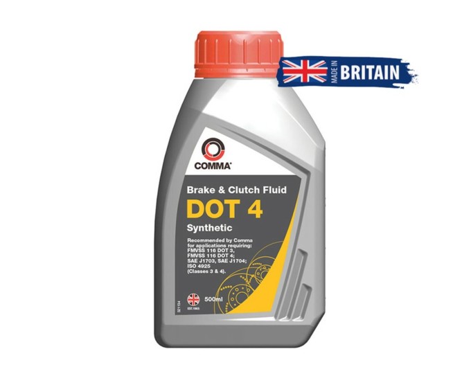 Тормозная жидкость Comma DOT 4 Brake Fluid 500мл, цена: 253 грн.