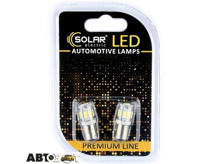 LED лампа SOLAR T8.5 BA9s 12V 9SMD 5730 white SL1335 (2 шт.), цена: 73 грн.